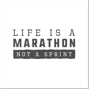 Life is a Marathon Posters and Art